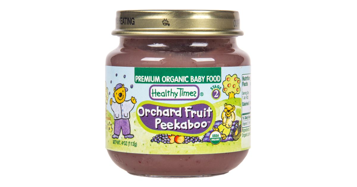 @@Healthy Times Baby Food, Orchard Fruit Peekaboo, Organic - Azure Standard