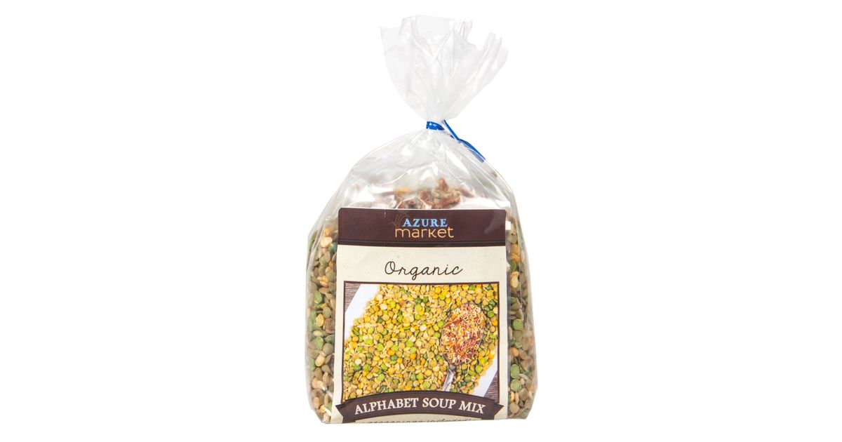 Azure Market Organics Alphabet Soup Mix, With Seasoning, Organic