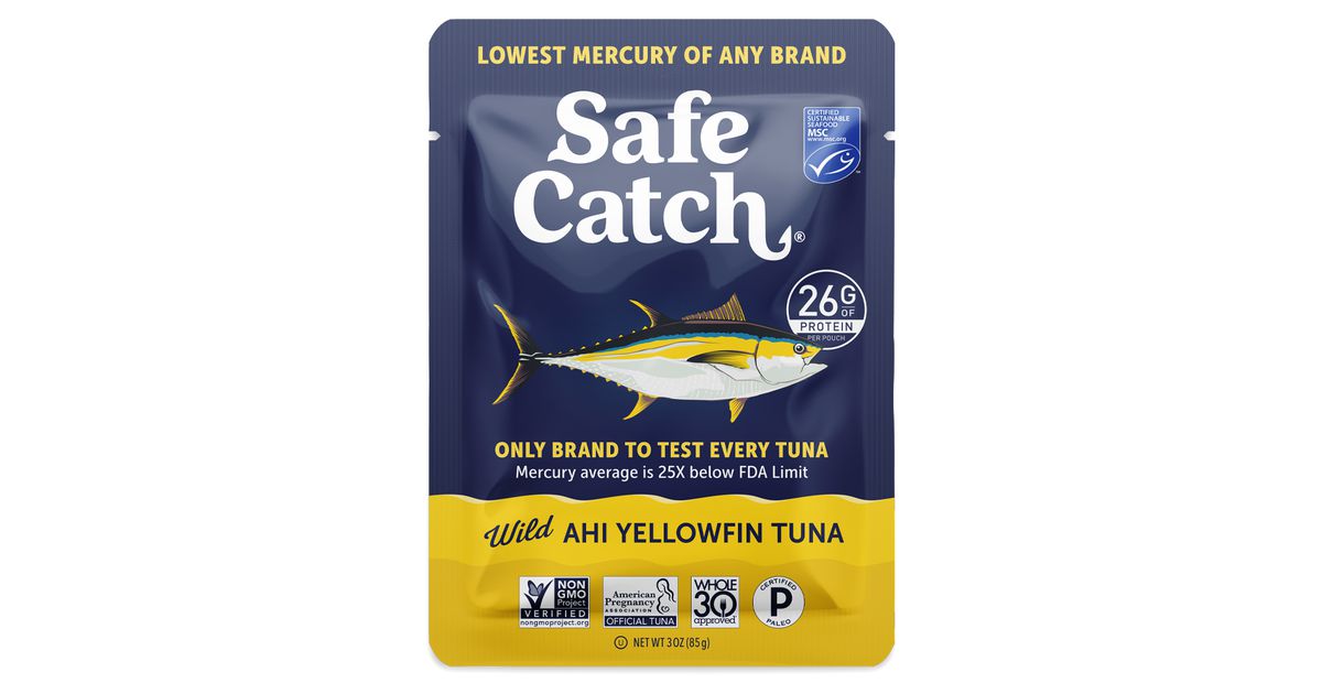 Ahi, Wild Yellowfin Tuna Single Serving Pouch - SafeCatch