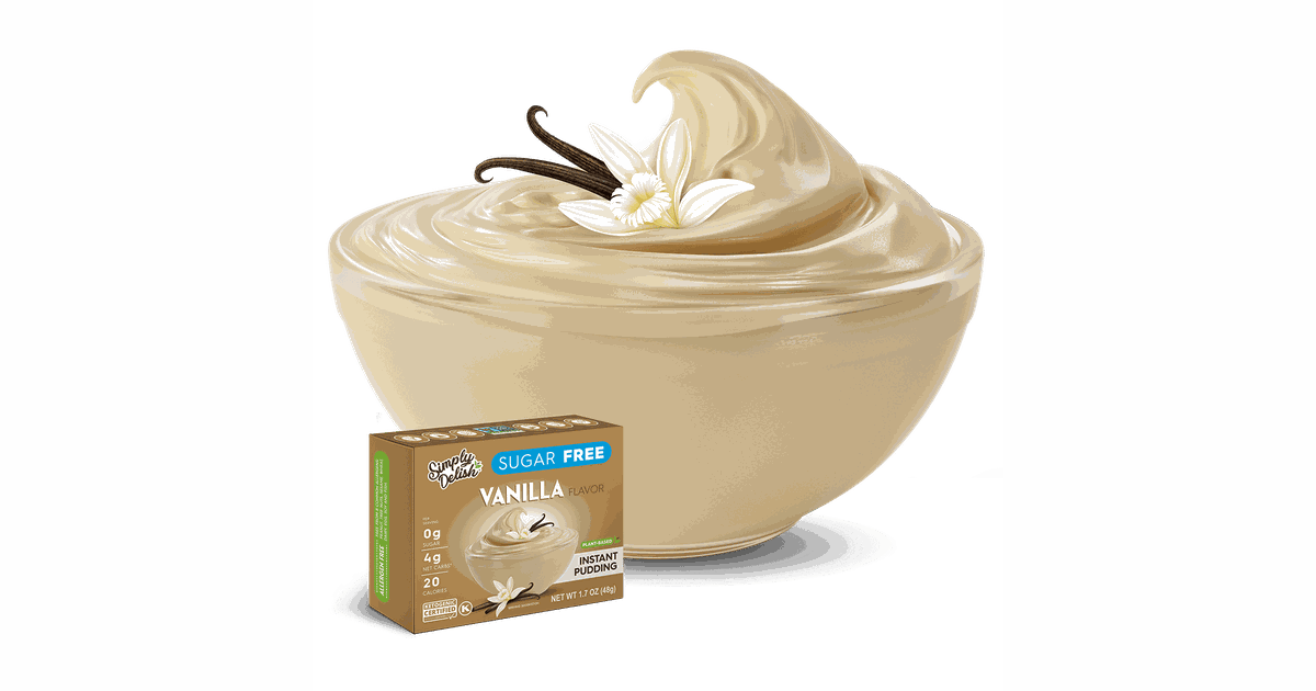 Simply Delish Instant Pudding, Vanilla Azure Standard