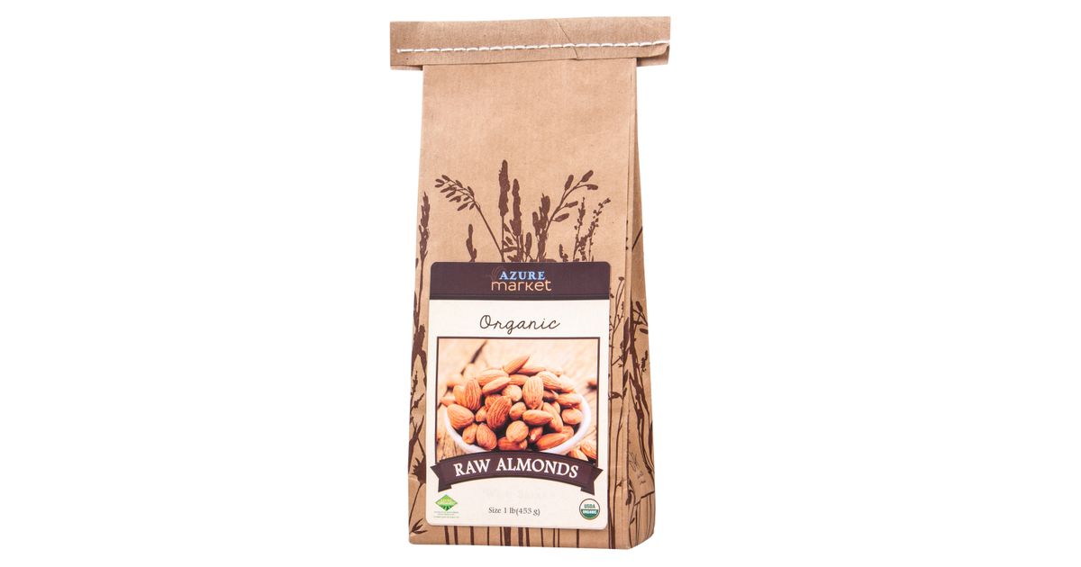 Azure Market Organics Almonds, Raw, Organic - Azure Standard