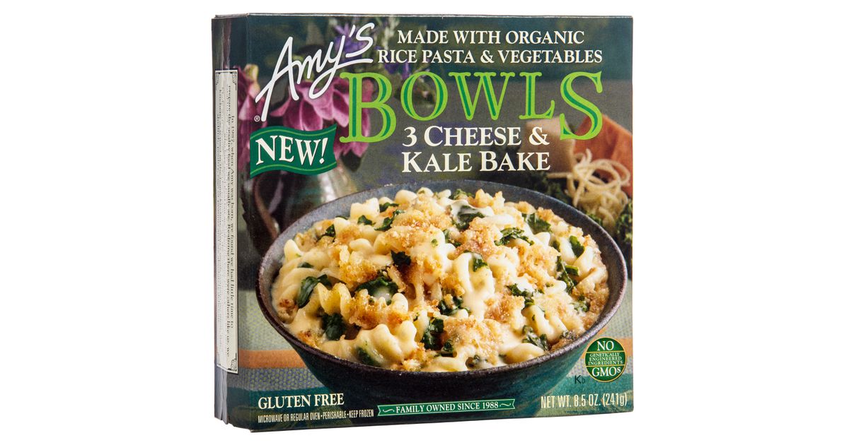 Amy's - 3 Cheese & Kale, Bake Bowl, GF, Frozen - Azure Standard
