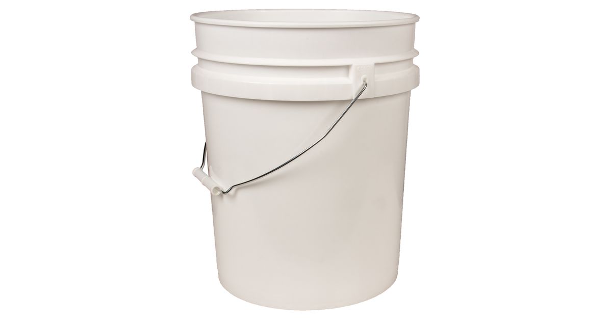 Packaging & Supplies Plastic Bucket, No Lid, 5 Gallon - Azure Standard