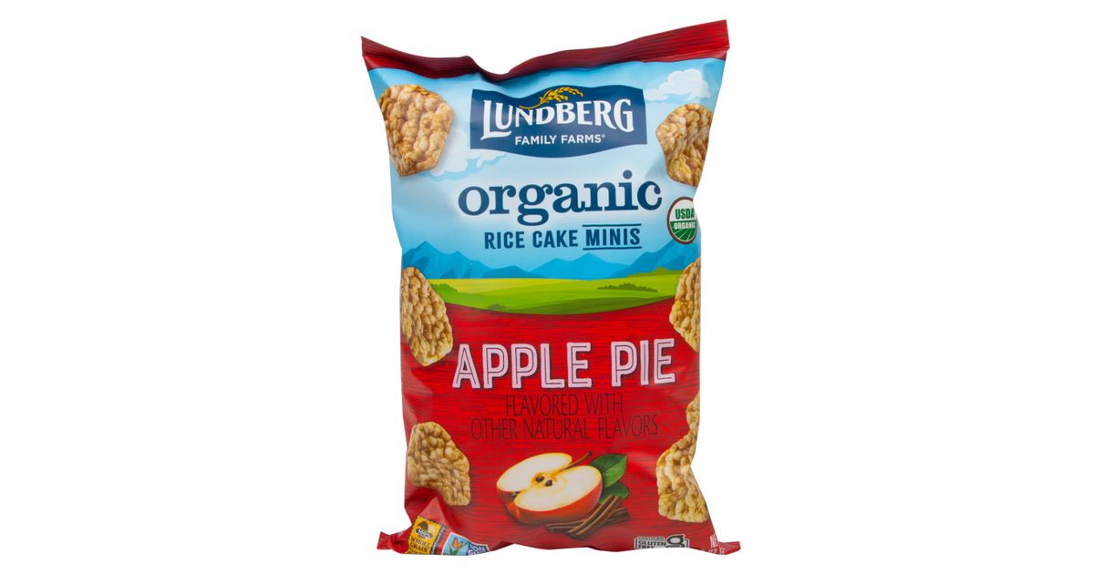 Lundberg Mini Rice Cakes, Apple Pie, Organic Azure Standard