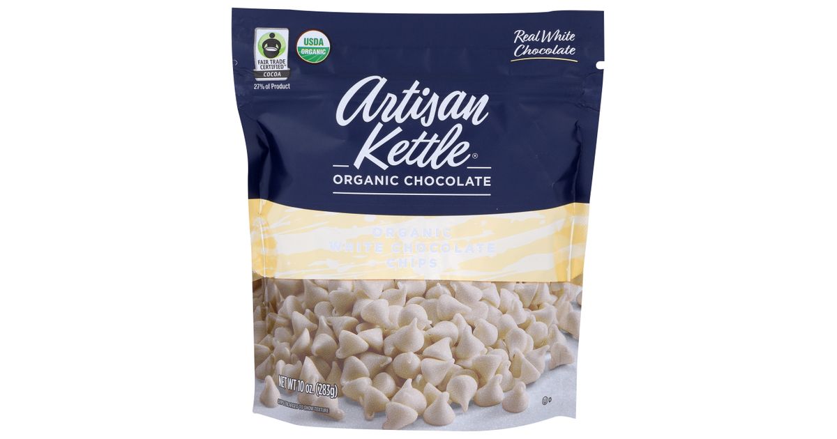 Artisan Kettle Chocolate Chips, White, Organic Azure Standard
