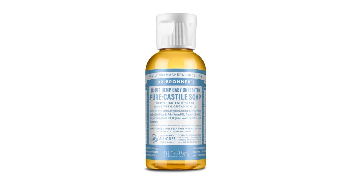 Dr Bronner Hemp Baby Mild Pure Castile Soap Organic Azure Standard