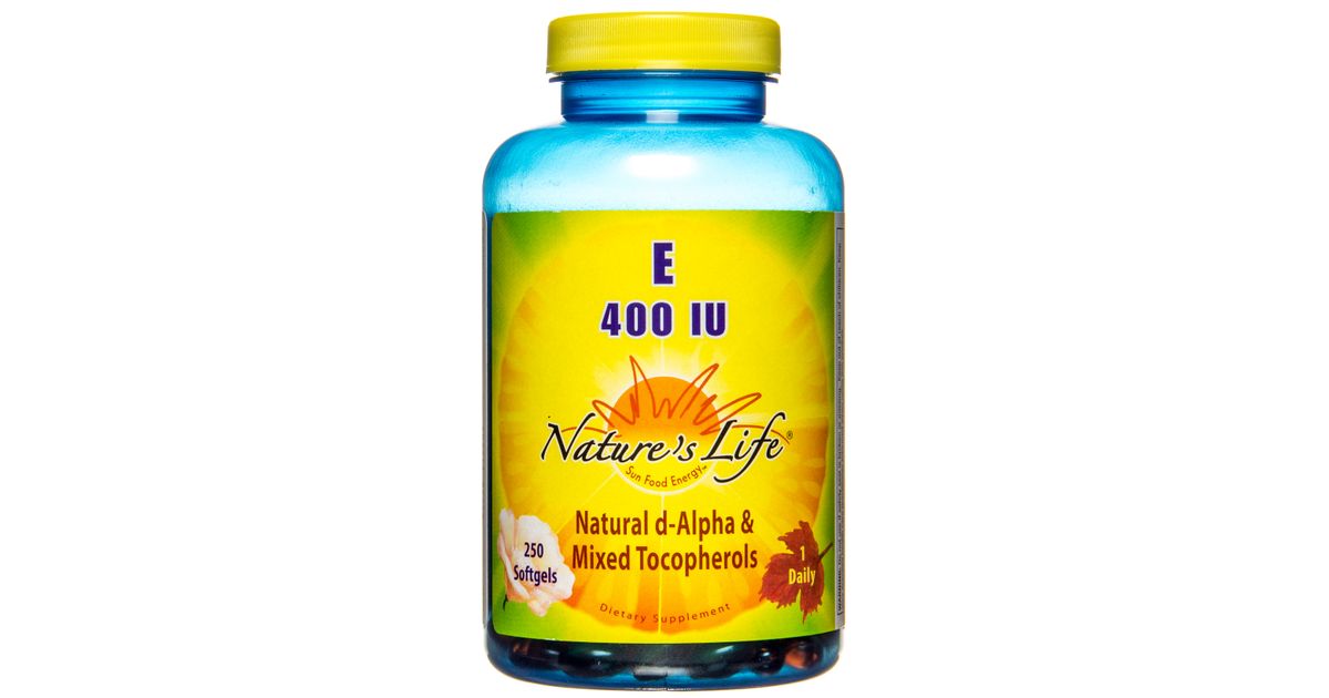 Nature's Life Vitamin E 400 IU Mixed Tocopherols Azure Standard