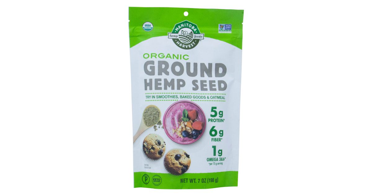 Manitoba Harvest Ground Hemp Seed, Organic Azure Standard