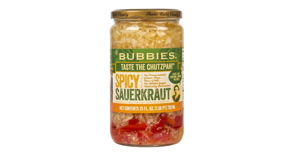 Bubbies Sauerkraut, Spicy - Azure Standard