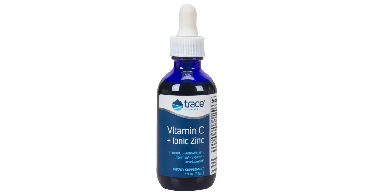 Trace Minerals Liquid Vitamin C + Ionic Zinc Azure Standard