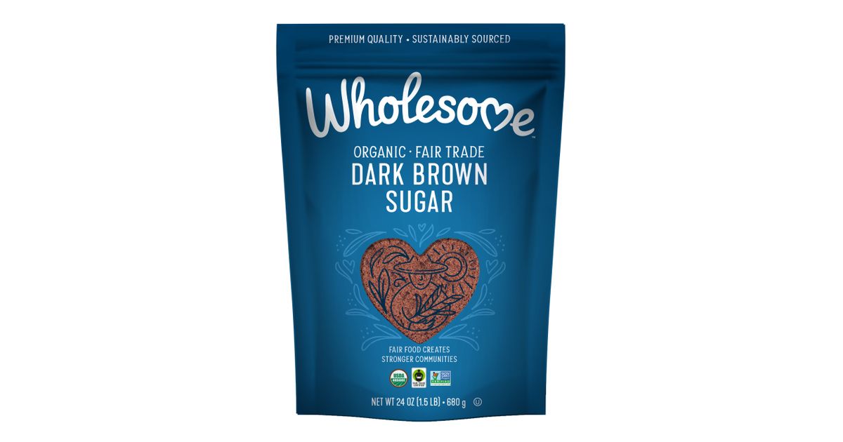 Wholesome Sweeteners Brown Sugar, Dark, Organic, Fair Trade