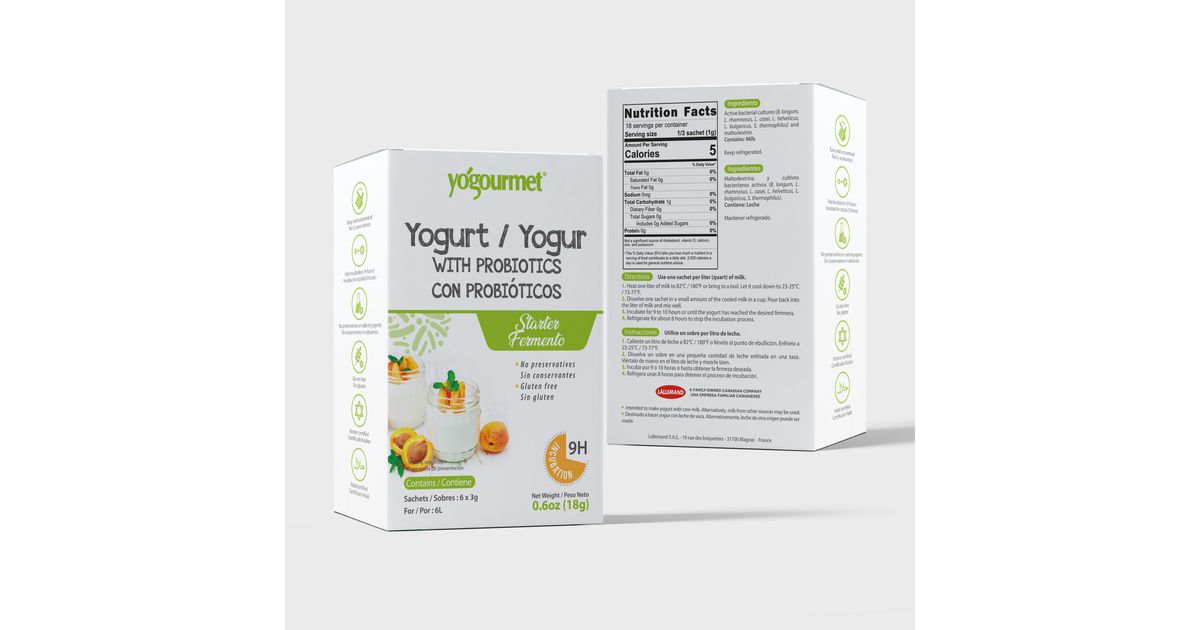 1 box Yogurt Formula 4 servings of probiotic starter for probiotics yogurt 