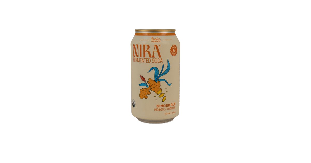 Biotic Ferments Nira Fermented Soda, Ginger Ale, Organic - Azure Standard