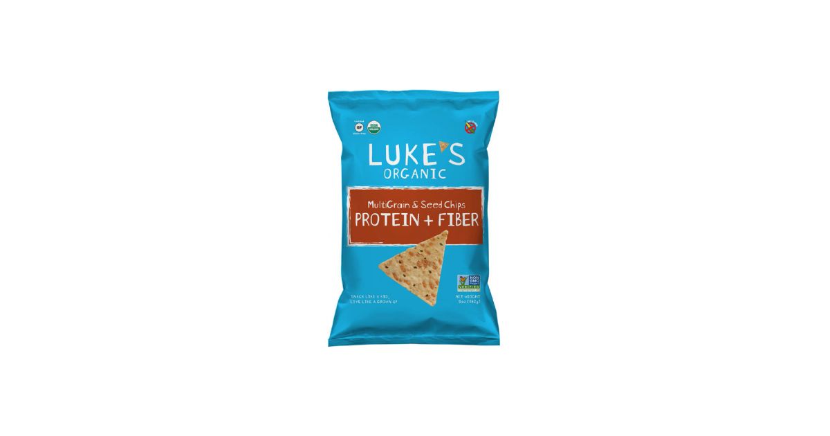 Luke's Organic MultiGrain & Seed Protein + Fiber Chips, Organic
