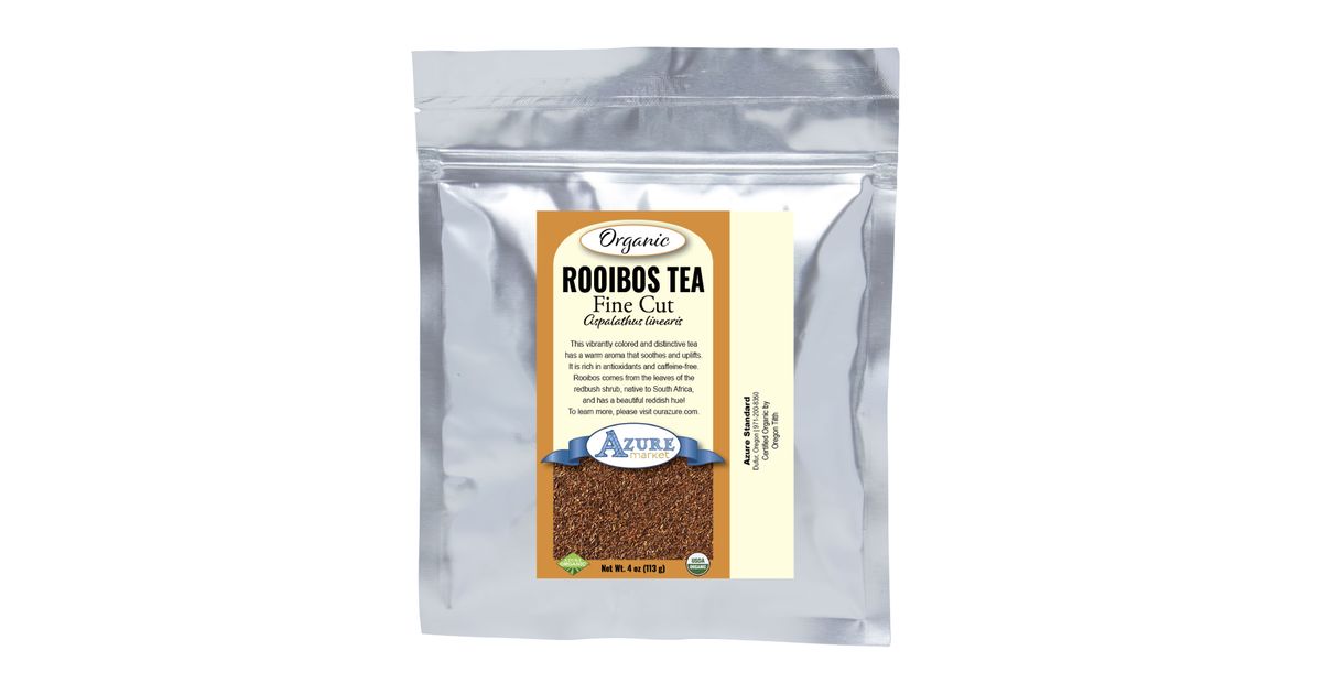 Azure Market Organics Rooibos Tea, Fine Cut, Organic - Azure Standard