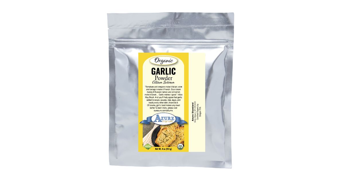 Azure Market Organics Garlic Powder, Organic - Azure Standard
