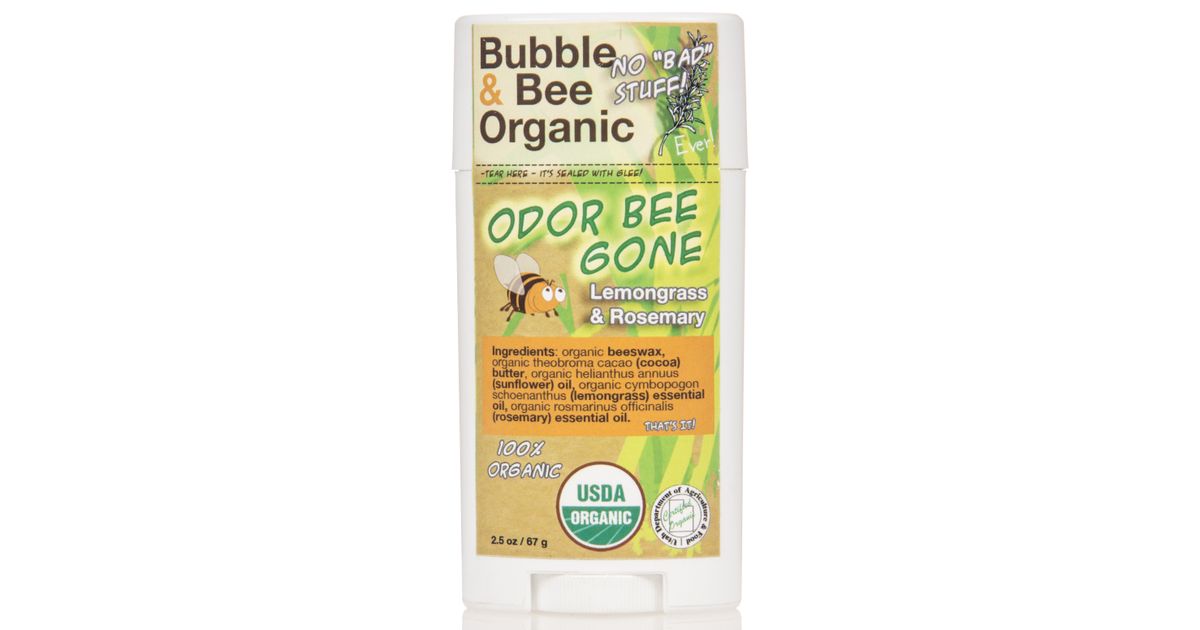 Bubble & Bee Organics Pit Putty, Lemongrass Rosemary, Organic - Azure ...