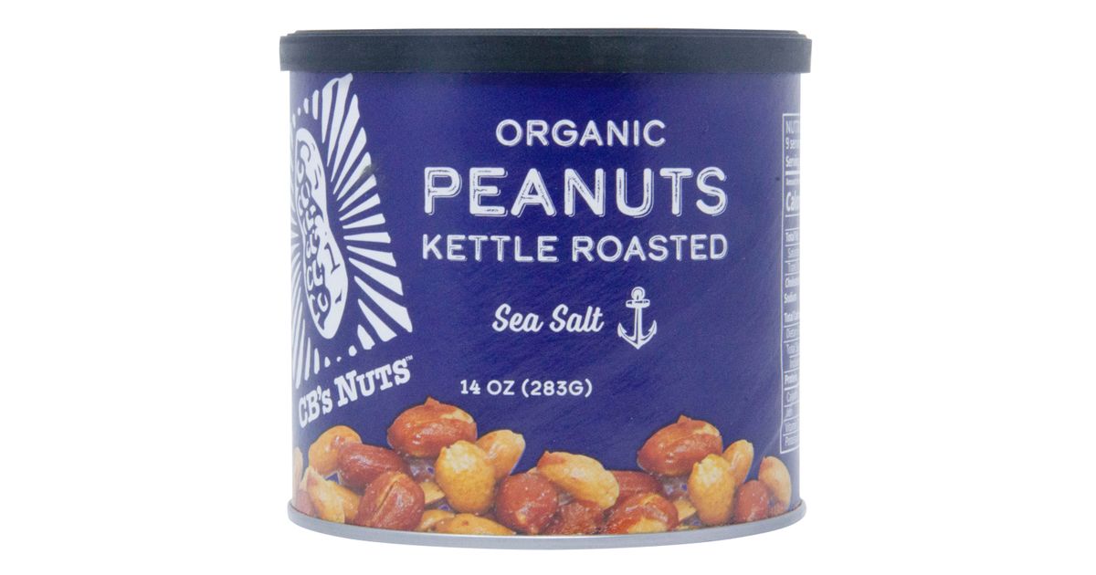 CB's Nuts Peanuts, Kettle Roasted, Sea Salt, Organic - Azure Standard