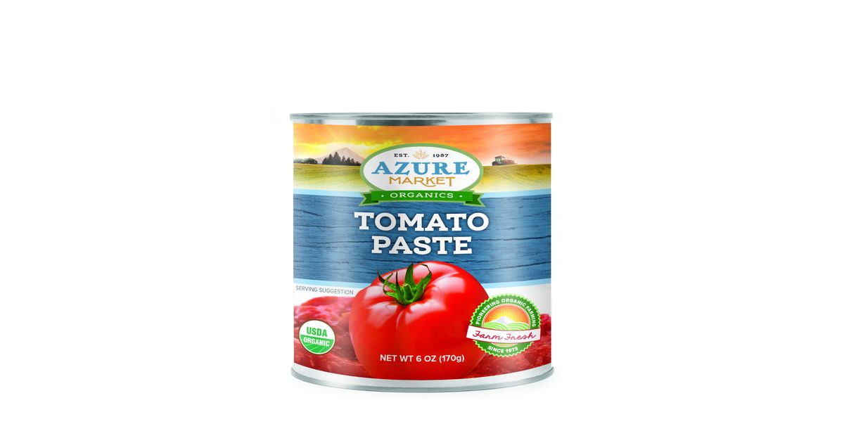 Azure Market Organics Tomato Paste, Organic - Azure Standard