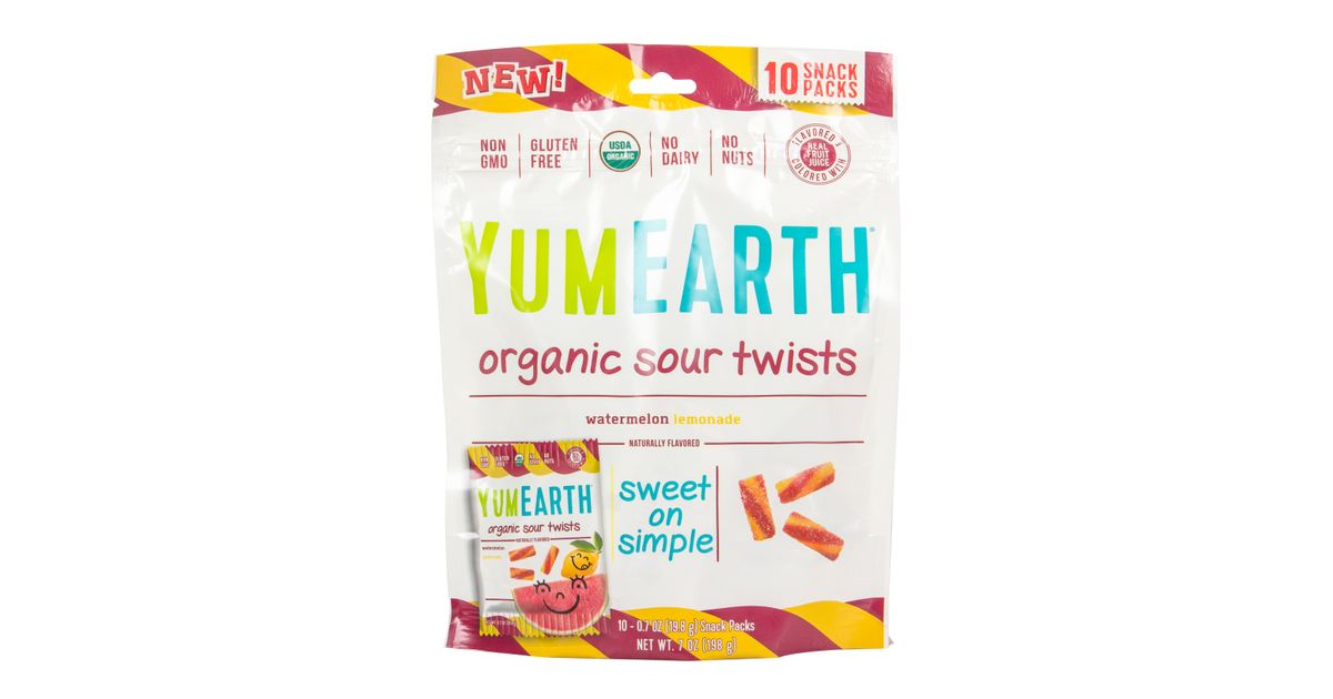 Yum Earth Sour Twists, Snack Pack, Organic - Azure Standard