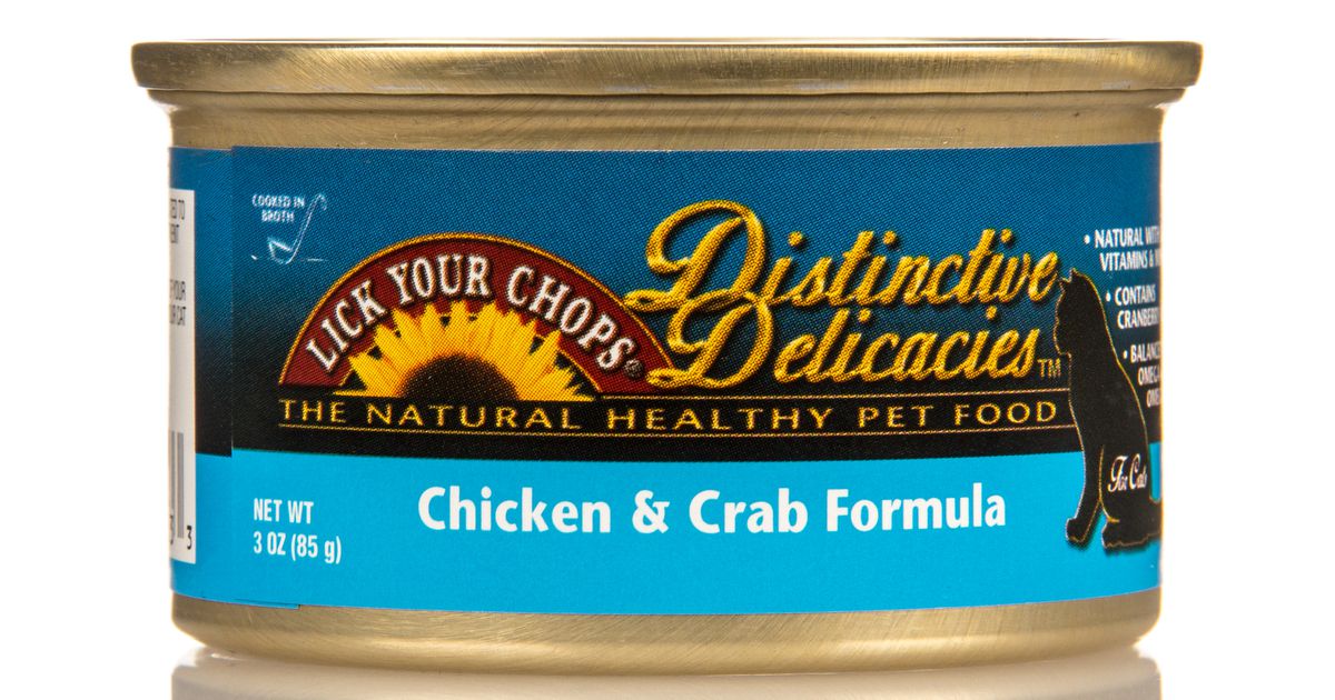 Lick Your Chops Cat Food Canned Chicken Crab Azure Standard