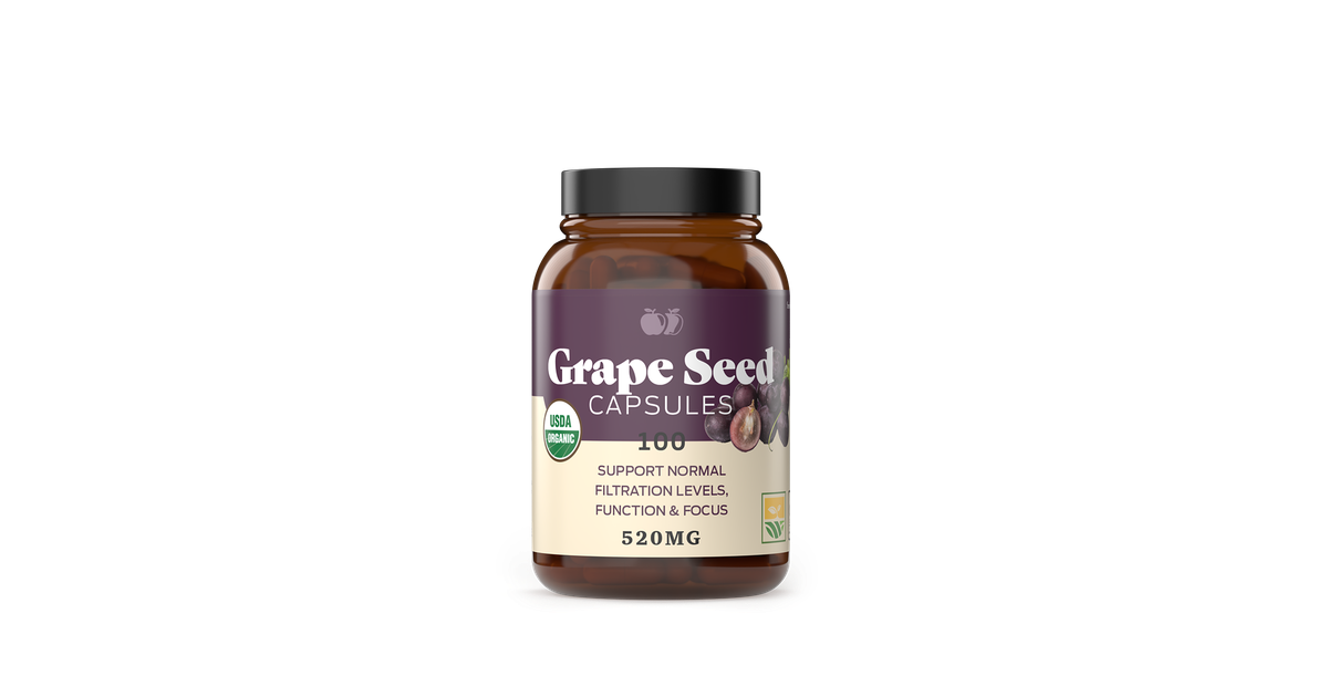 Complete Natural Products Grape Seed Extract, 520mg - Azure Standard
