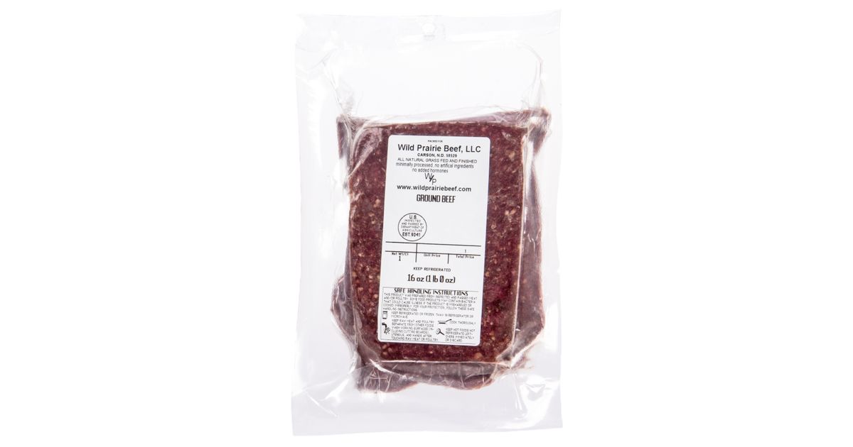 Wild Prairie Beef Ground Beef Grass Fed Frozen Azure Standard