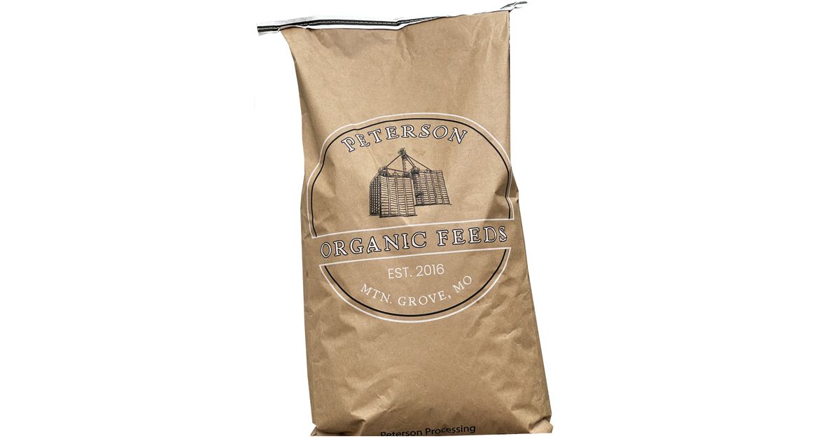 Peterson Organic Feeds Layer 16%, No Soy-No Corn, Organic - Azure