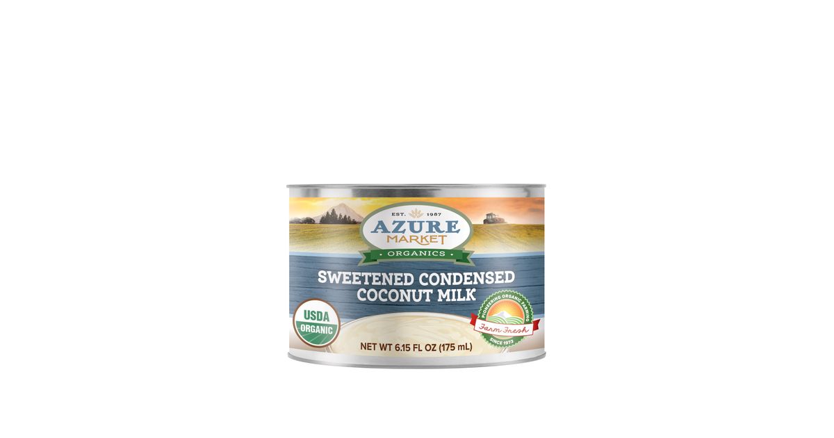 Azure Market Organics Sweetened Condensed Coconut Milk, Plain (with
