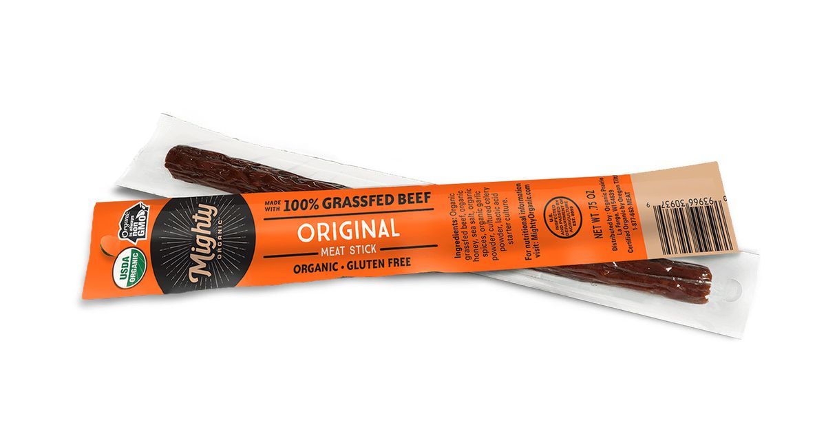 Organic Valley Mighty Stick Beef Original, Organic Azure Standard