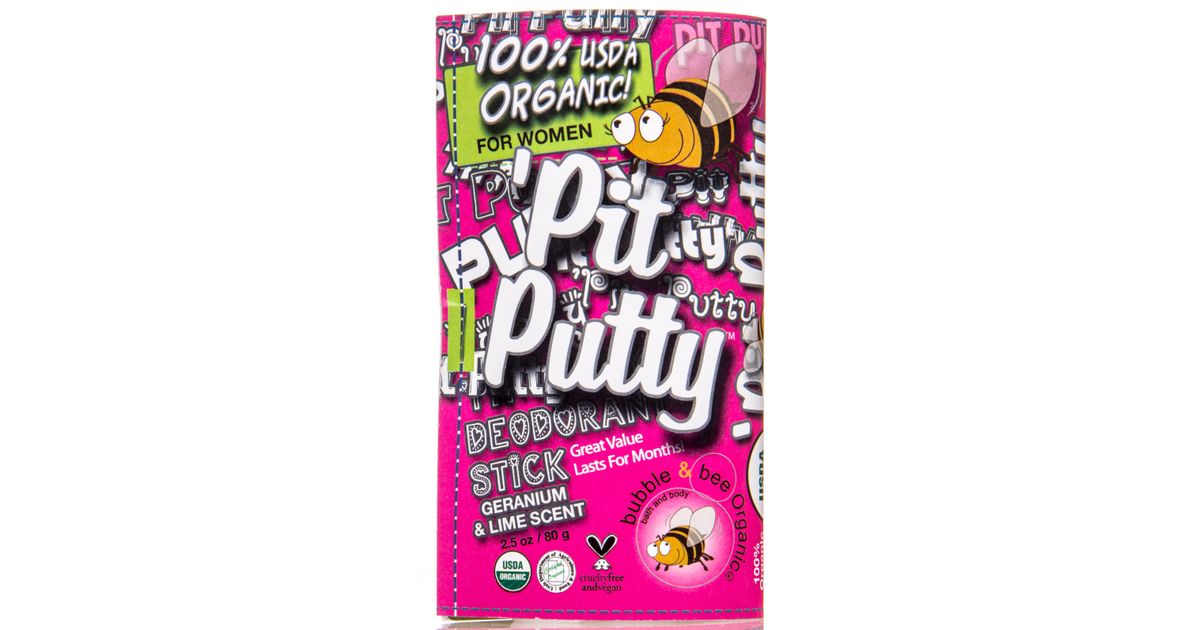 Bubble & Bee Organics Pit Putty, Geranium Lime, Organic - Azure Standard