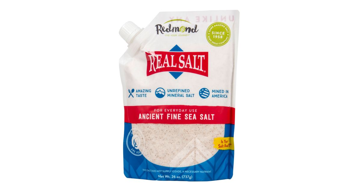Redmond Real Salt, Fine, Granular Azure Standard
