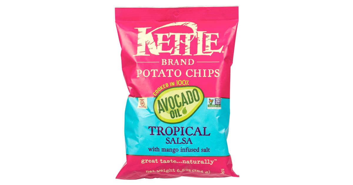 Kettle Brand Potato Chips, Tropical Salsa, Avocado Oil Azure Standard