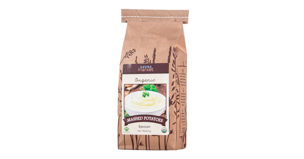 Organic instant mashed potatoes clearance