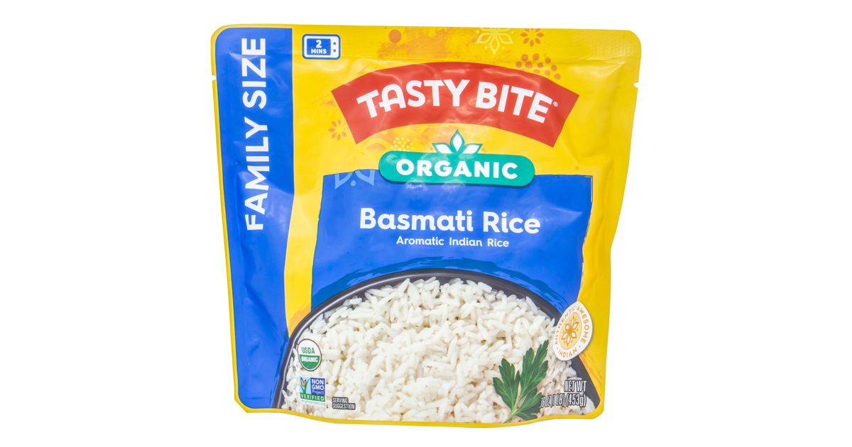 Tasty Bite Basmati Rice, Family Size, Organic Azure Standard