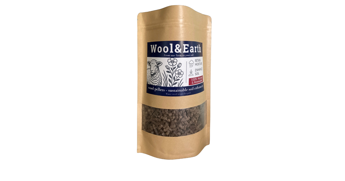 Wool & Earth Wool Pellets, Moisture Retention Soil Amendment - Azure ...