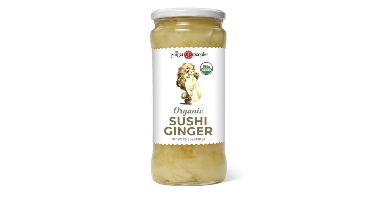 Ginger People Natural Pickled Sushi Ginger, Organic - Azure Standard