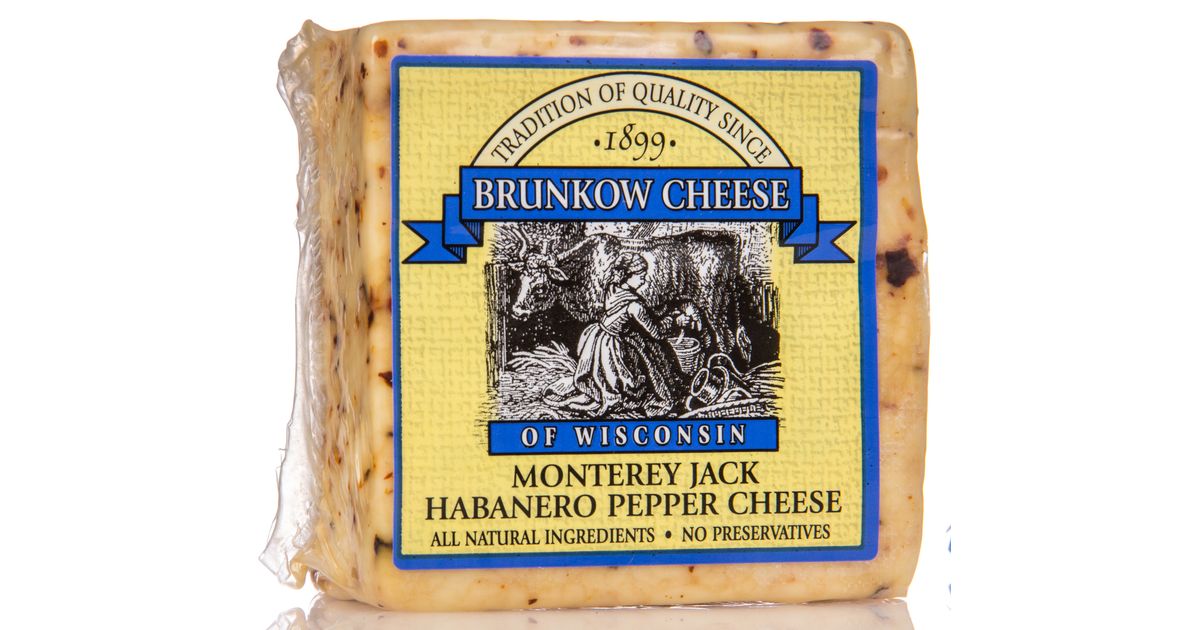 Brunkow Cheese Habanero Pepper Jack, Cheese Azure Standard