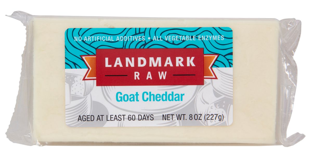 Landmark Cheddar Goat Cheese, Raw Azure Standard
