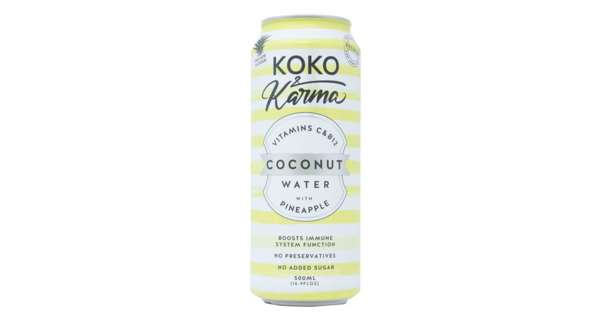 KOKO & Karma Coconut Water, Pineapple with Vitamin C Azure Standard