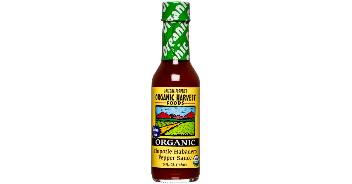 Organic Harvest Foods Chipotle Habanero Pepper Sauce, Organic