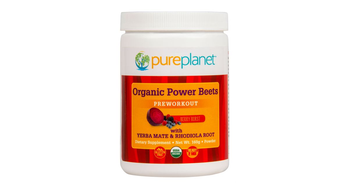 Pure Power Beets, PreWorkout, Berry Burst, Organic Azure Standard