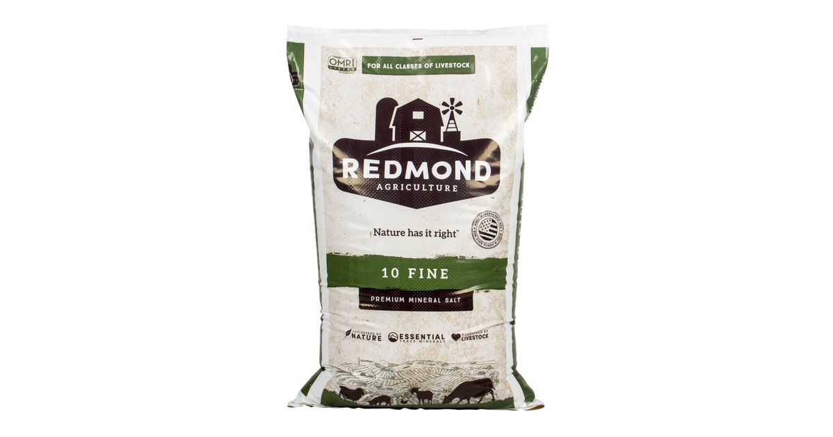 Redmond Agriculture Animal Salt, Fine 10 Azure Standard