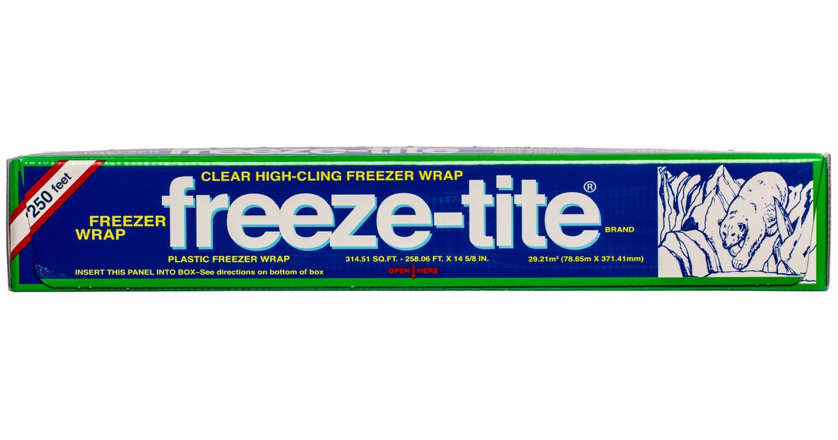 Freeze-Tite Freezer Wrap, 250 ft