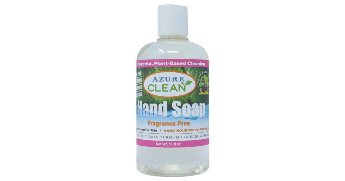 Azure Clean Hand Soap, Fragrance Free - Azure Standard