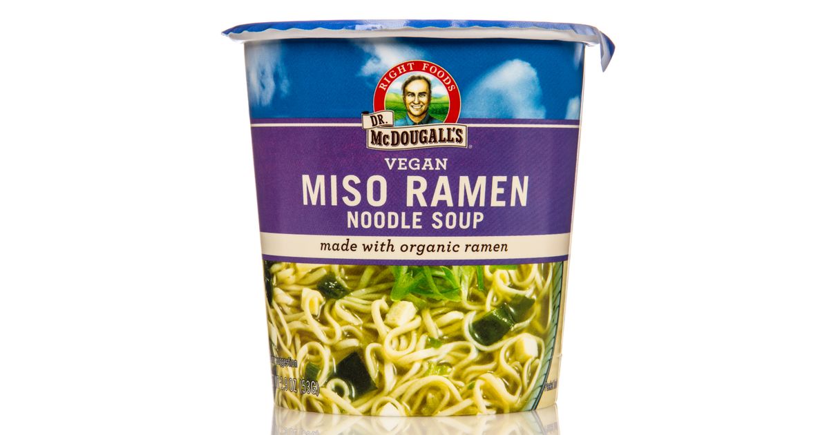 Dr. McDougall's Right Foods Big Soup Cups, Miso Noodle, with Organic