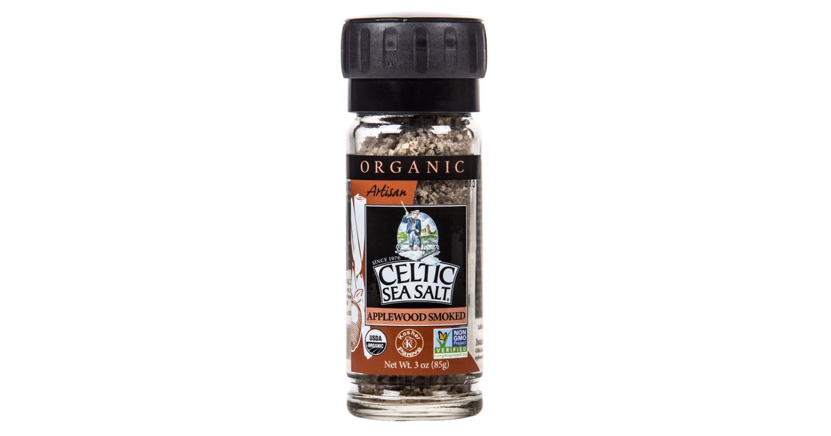 Celtic Sea Salt Salt, Seasoned, Applewood Smoked - Azure Standard