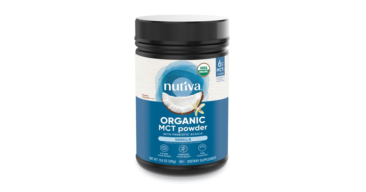 Nutiva MCT Powder, Vanilla, Organic - Azure Standard
