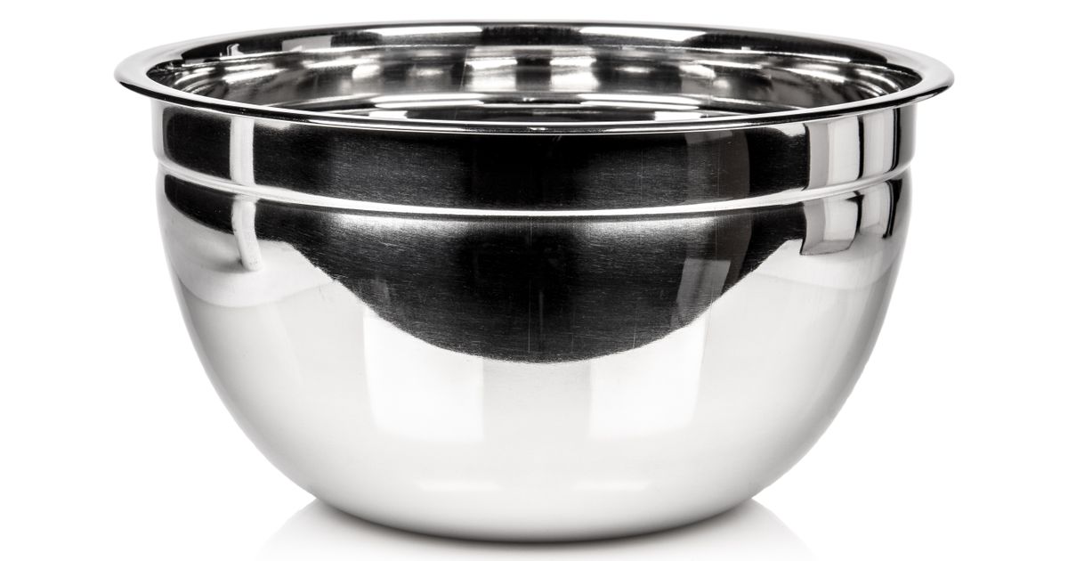 Norpro Mixing Bowl, Stainless Steel, Deep 8 Quart - Azure Standard