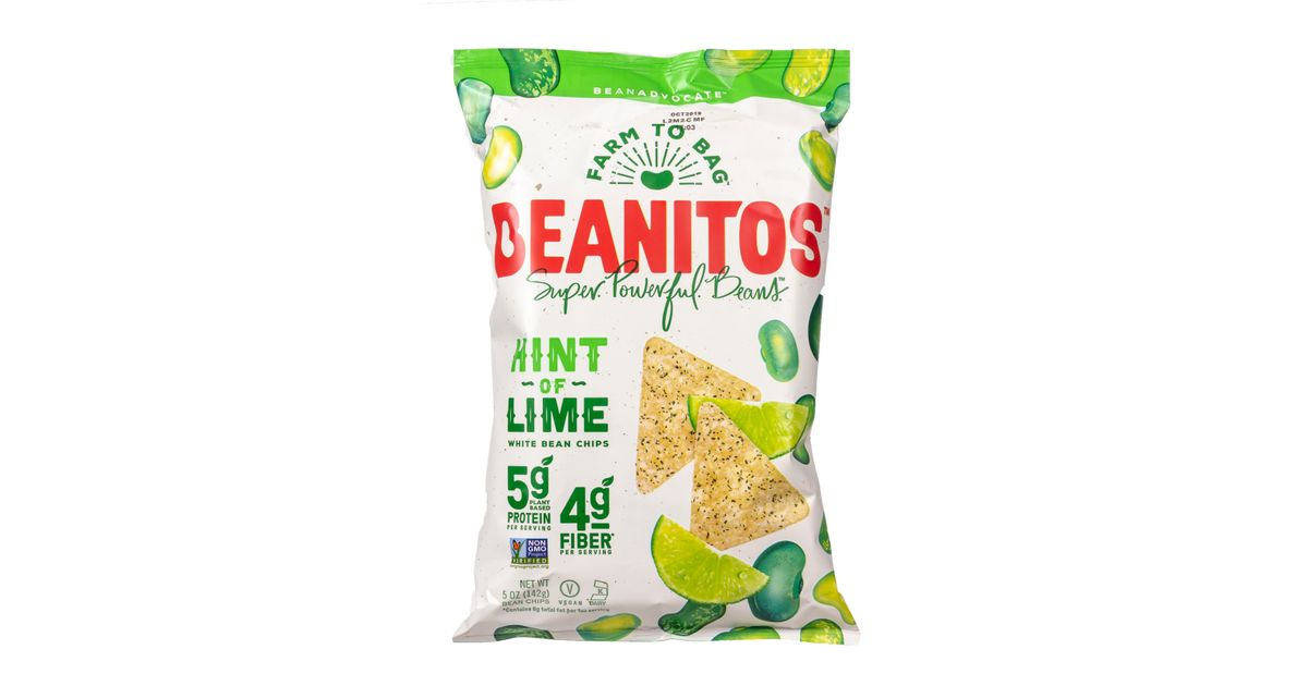 Beanitos White Bean Chip, Hint of Lime, with Sea Salt Azure Standard